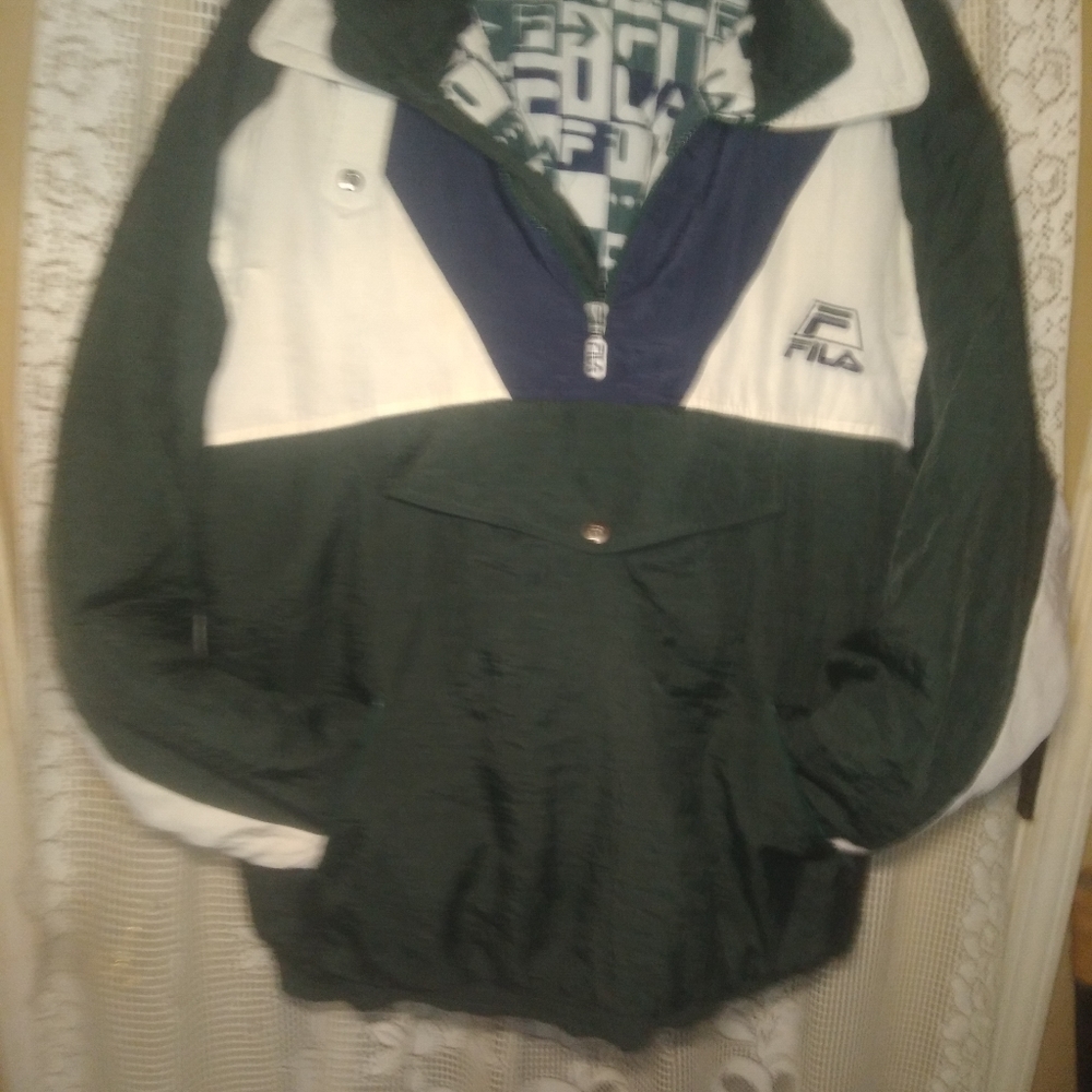 Vintage Fila Puffer Starter Pullover jacket